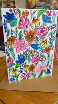 Florals (set of 3) Watercolor Cards (5x7) With Envelope